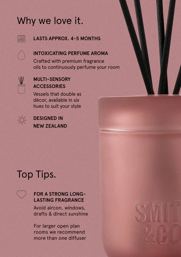 Smith & Co Blush Rose & Blackberry Diffuser 200ml