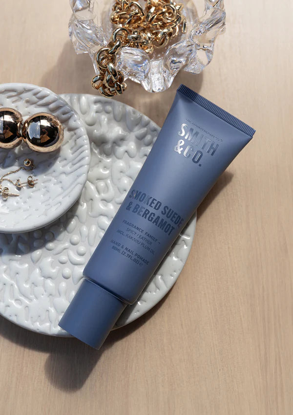 Smith & Co Smoked Suede & Bergamont Hand & Nail Pomade 80ml