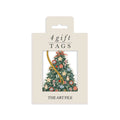 Xmas Gift Tag Festive Tree 4pack