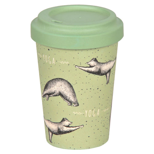 Basil Bamboo Cup with lid