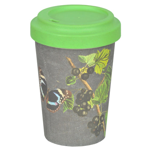Black Current Bamboo Cup with lid