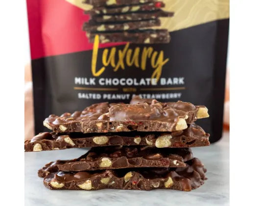 Remarkables Chocolate Salted Peanut & Strawberry Bark