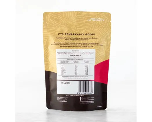 Remarkables Chocolate Salted Peanut & Strawberry Bark