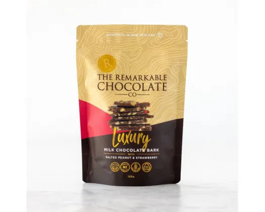 Remarkables Chocolate Salted Peanut & Strawberry Bark