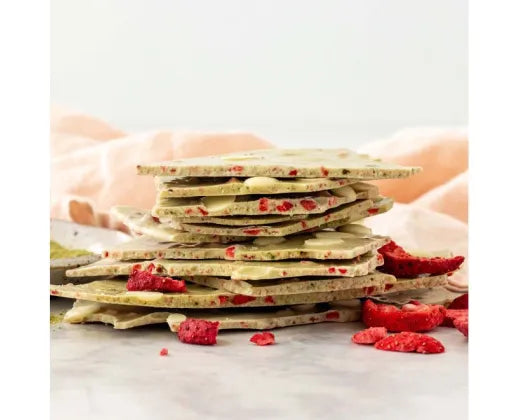 Remarkable Chocolate Bark Strawberry Matcha