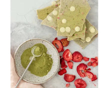 Load image into Gallery viewer, Remarkable Chocolate Bark Strawberry Matcha
