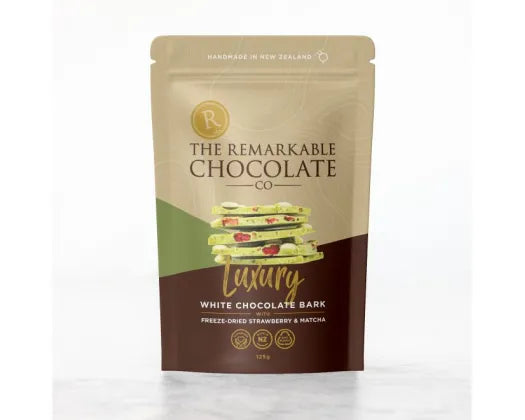 Remarkable Chocolate Bark Strawberry Matcha