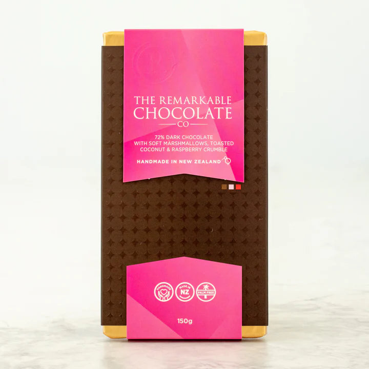 Remarkable Choc Block Diary 70% Choc Ras 150gm