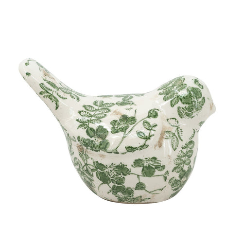 Green Flower Bird