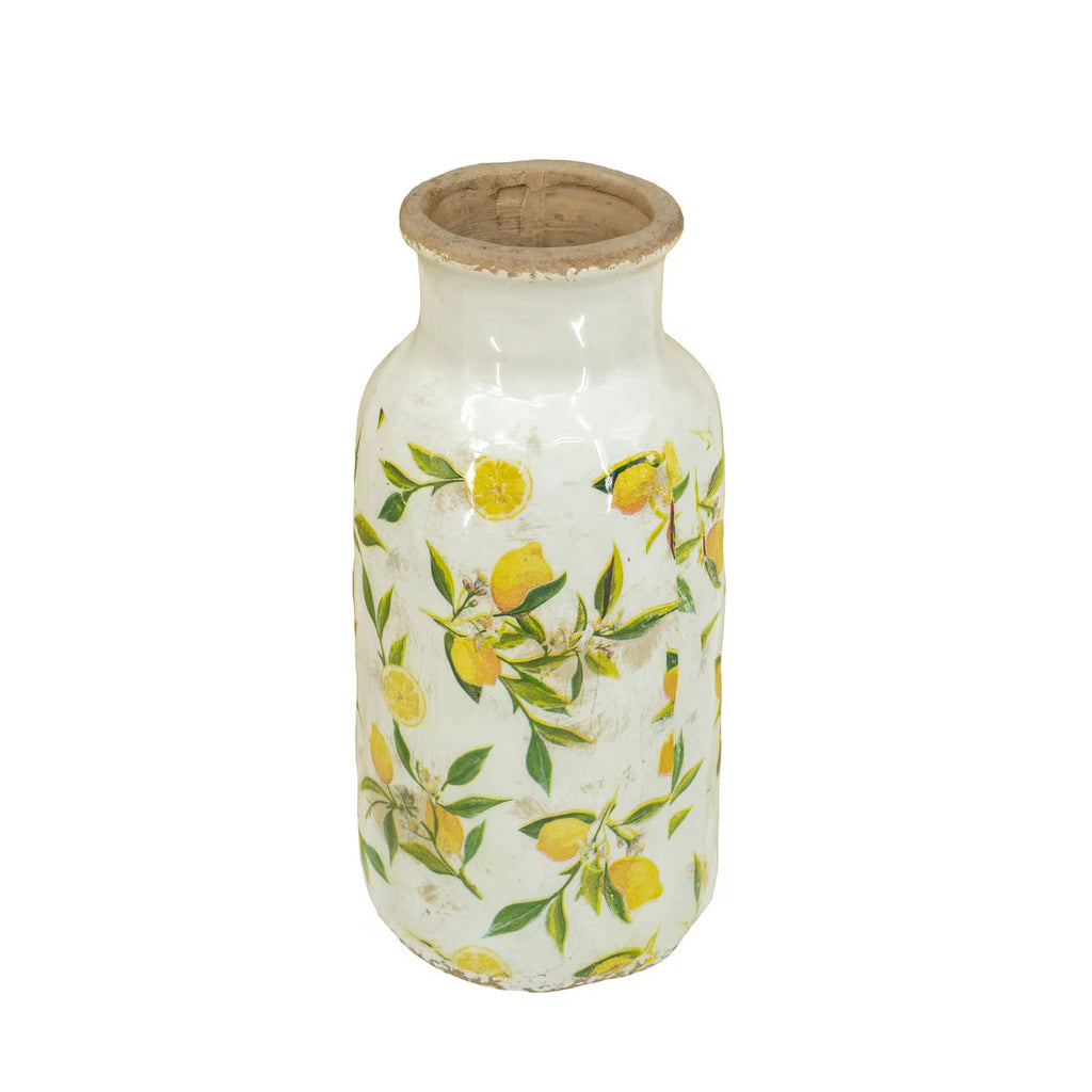 Lemon & Leaves Vase 2904