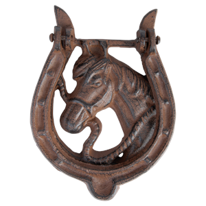 Cast Iron Door Knocker Horseshoe