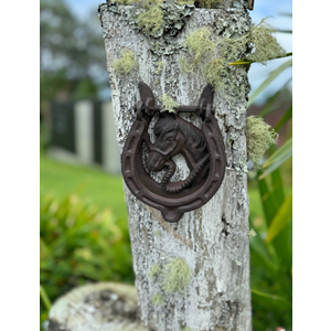 Cast Iron Door Knocker Horseshoe