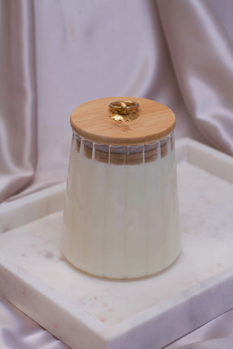Scalloped Tapered Cocosoy Candle