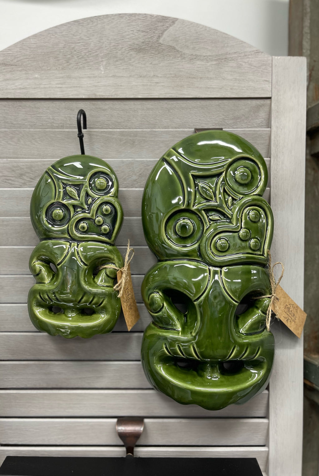 20cm Ceramic Wall Hanging Tiki