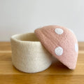 Toadstool Trinket Box Blush Medium