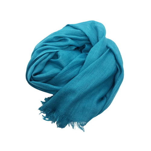 Bamboo Scarf Turkish Blue