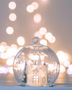 Glass Church Globe 10cm