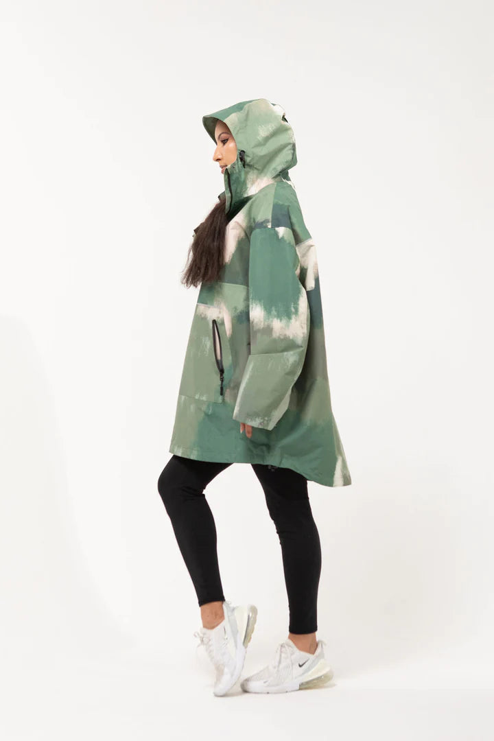 Olive Mist Waterproof Unisex Anorak