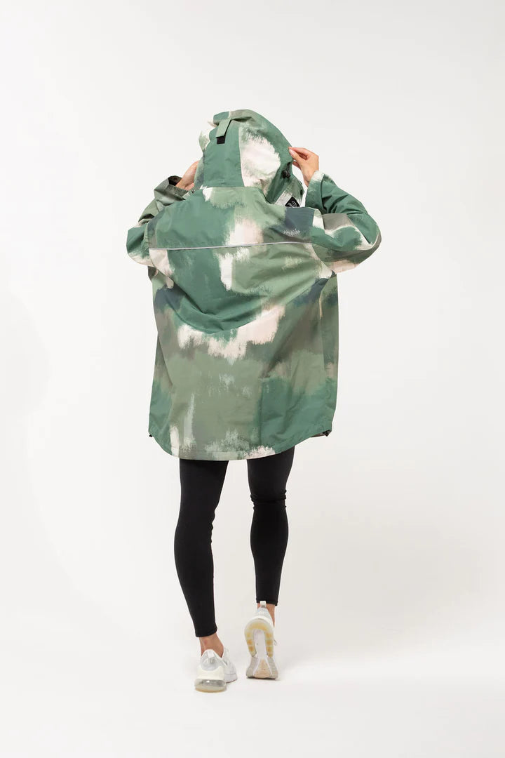 Olive Mist Waterproof Unisex Anorak
