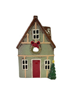 Xmas Green House TeaLight 050