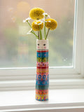 Folk Friend Bud Vase Folk Lady