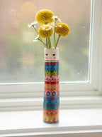 Folk Friend Bud Vase Folk Lady