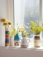 Folk Friend Bud Vase Folk Lady