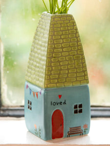 Cottage Bud Vase Loved