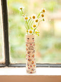Folk Friend Bud Vase I Love Friend