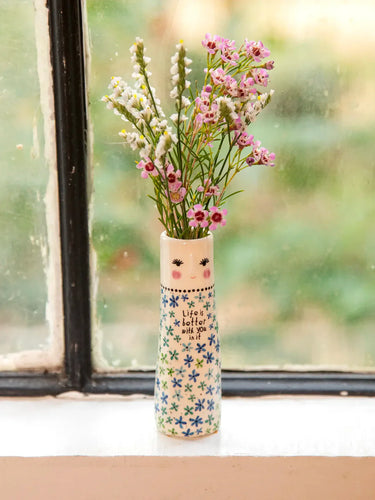 Folk Friend Bud Vase Life Is Better
