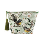 Chatty Fantails Velvet Cosmetic Bag