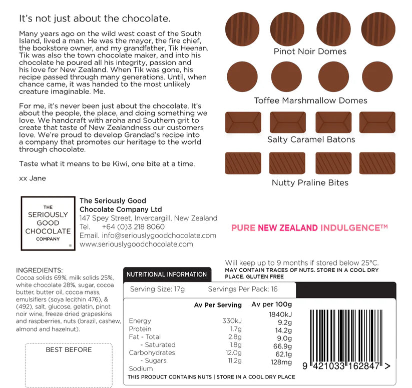 16 box Vintage Floral Assort Chocolate