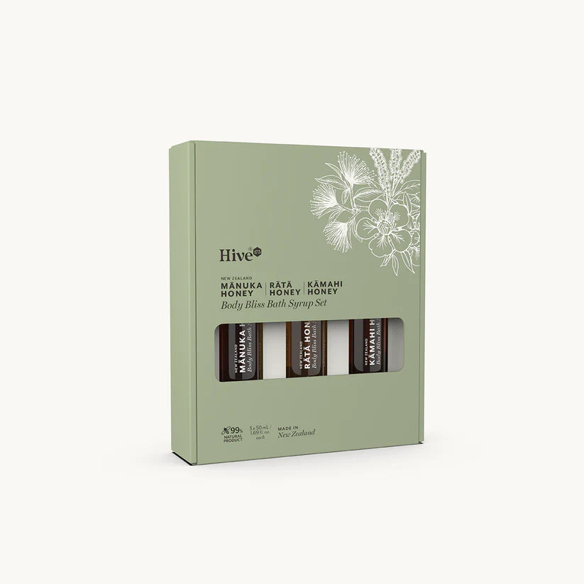 Hive 175 Bath Syrups Set of 3 Boxed