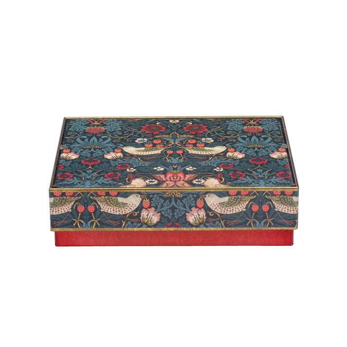 Strawberry Thief Medium Rectangle Tin