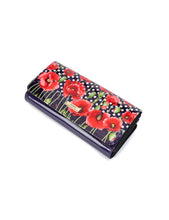 Load image into Gallery viewer, Poppy Lrg Patent Leather Wallet RFID