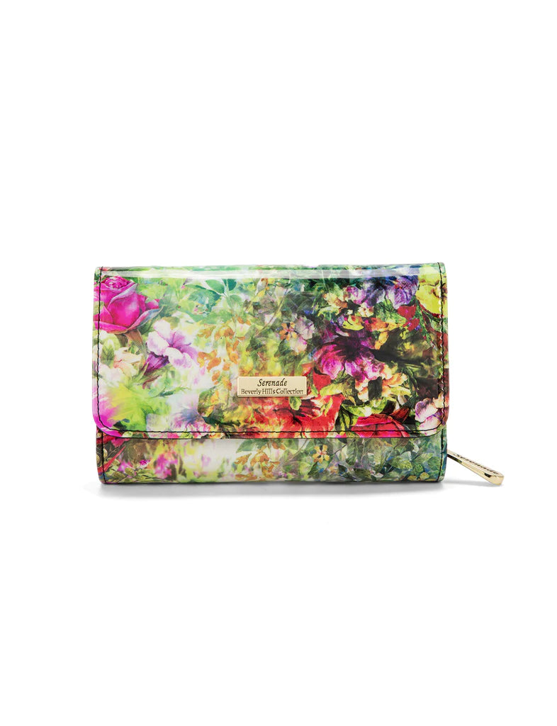 Fiore Medium Patent Leather Wallet RFID