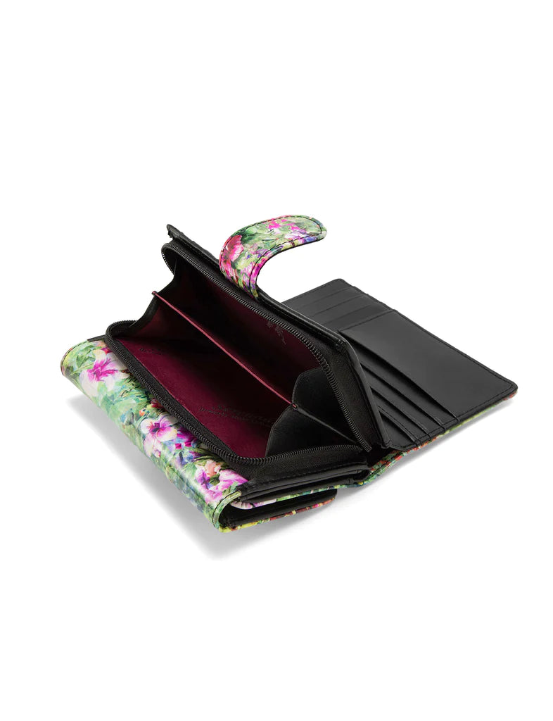 Fiore Medium Patent Leather Wallet RFID