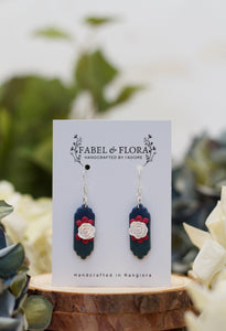 Blooming Roses Handcrafted Earrings