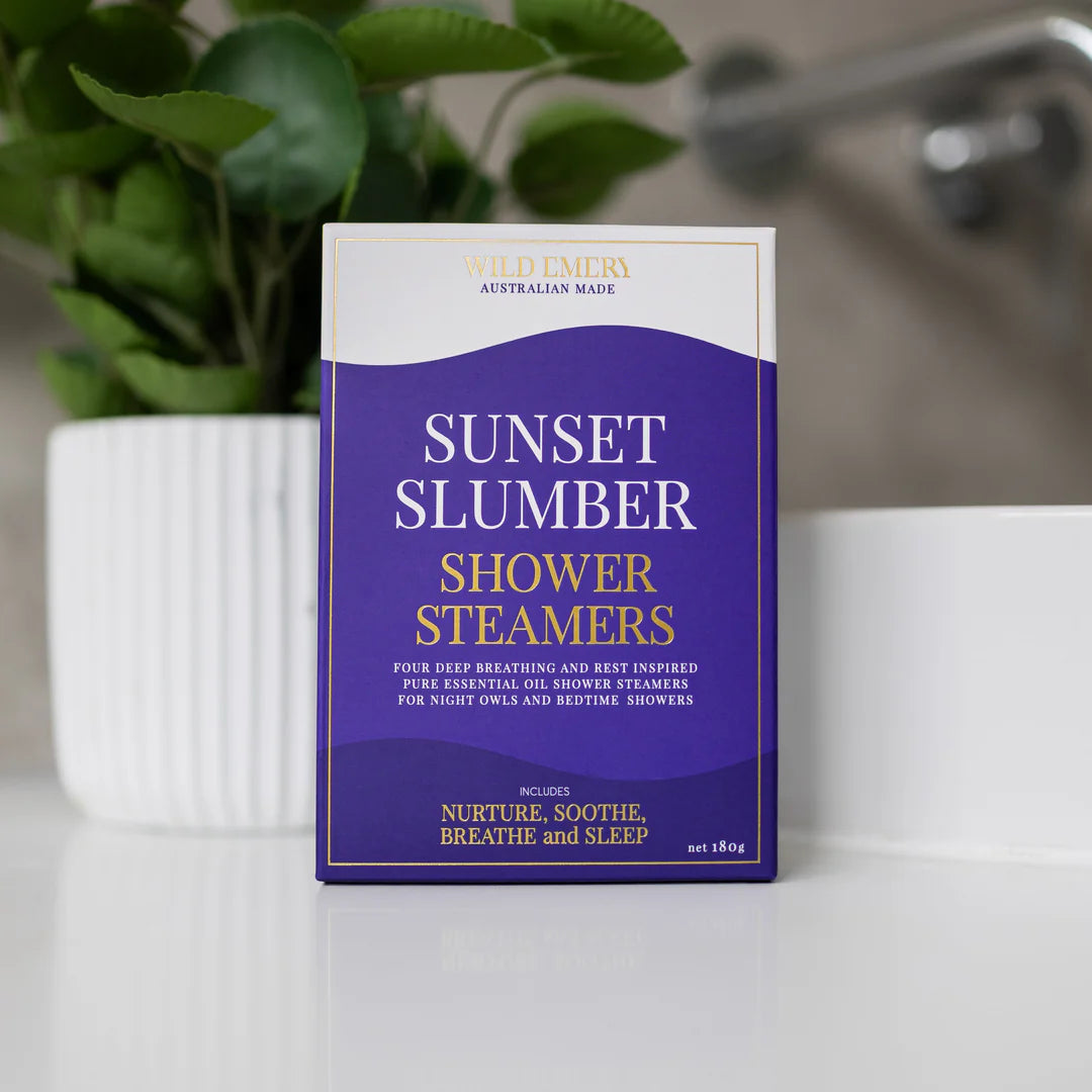 WE Sunset Slumber Shower Steamer 4pack