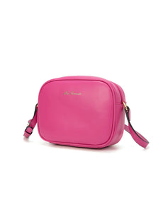 Fushia Billie Vegan XBody Bag