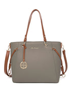 Mushroom hazel Vegan 2 Tone Work Bag