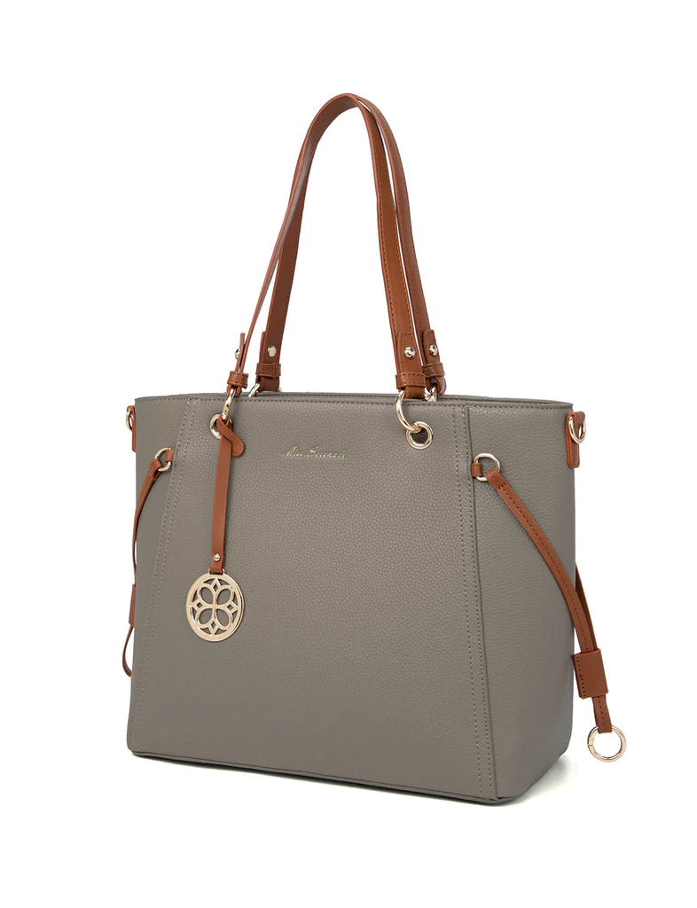 Mushroom hazel Vegan 2 Tone Work Bag