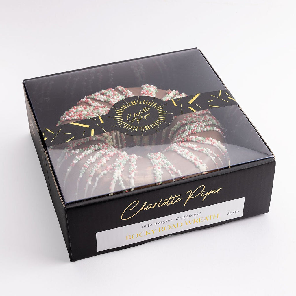 Medium Rocky Road Milk Chocolate Wreath