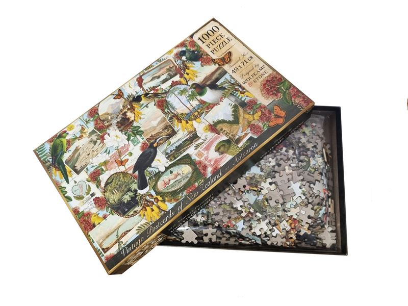 Birds & Postcards 1000pce Puzzle