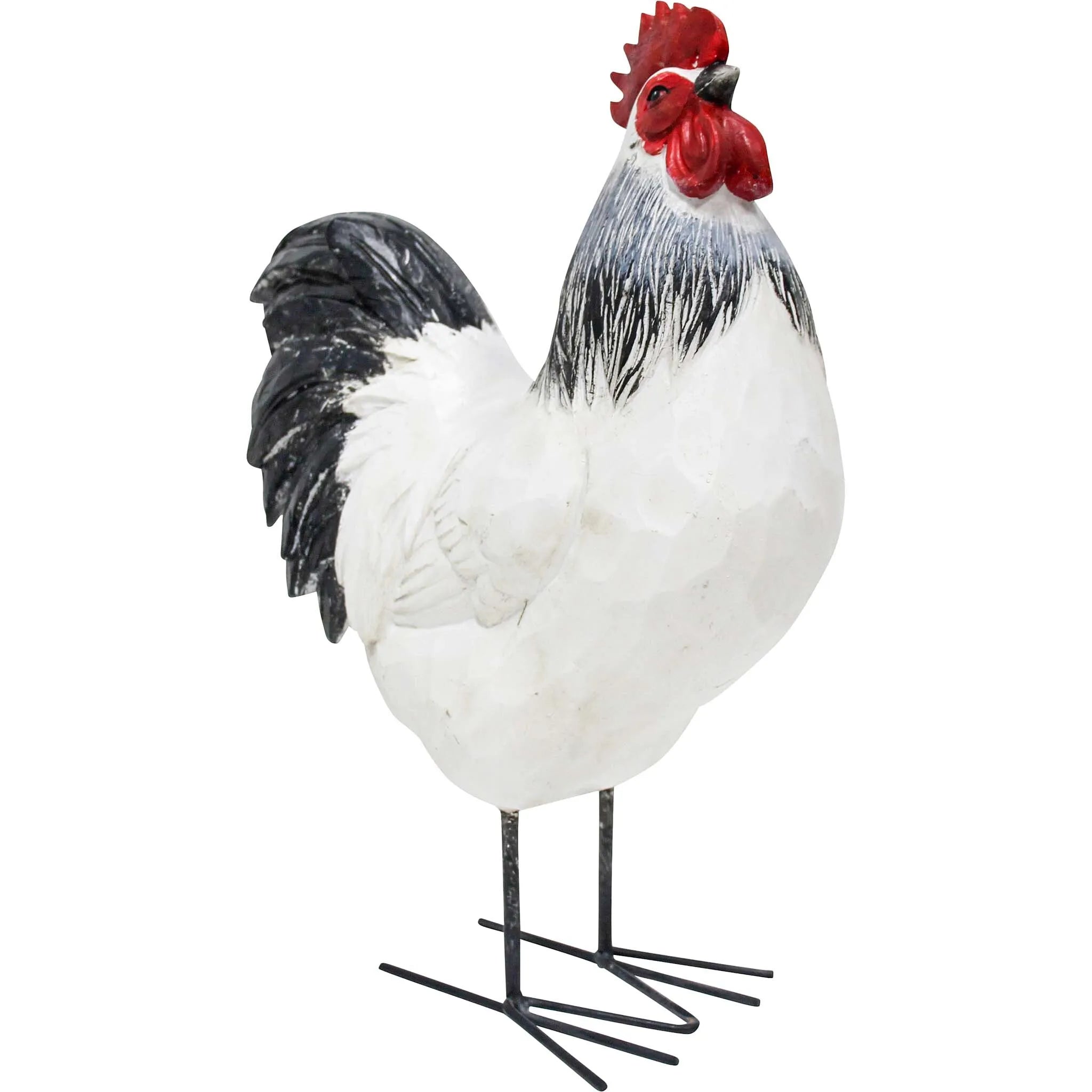 Tall White Rooster