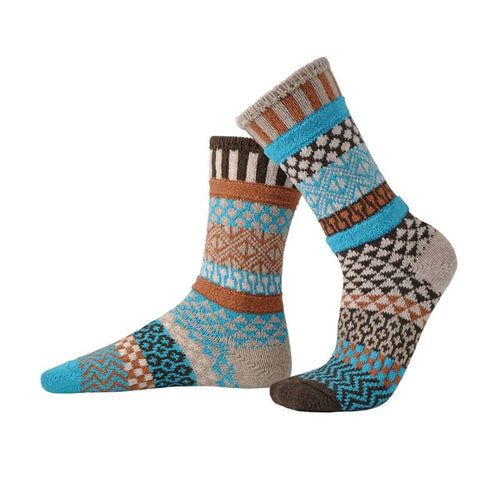 Walnut Adult Wool Blend Socks