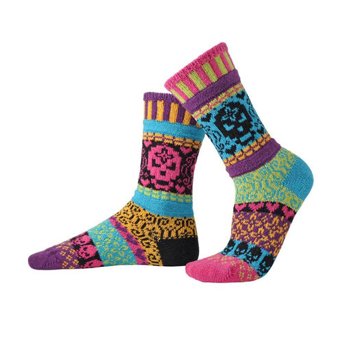 Day of the Dead Adult Crew Solmate Sock