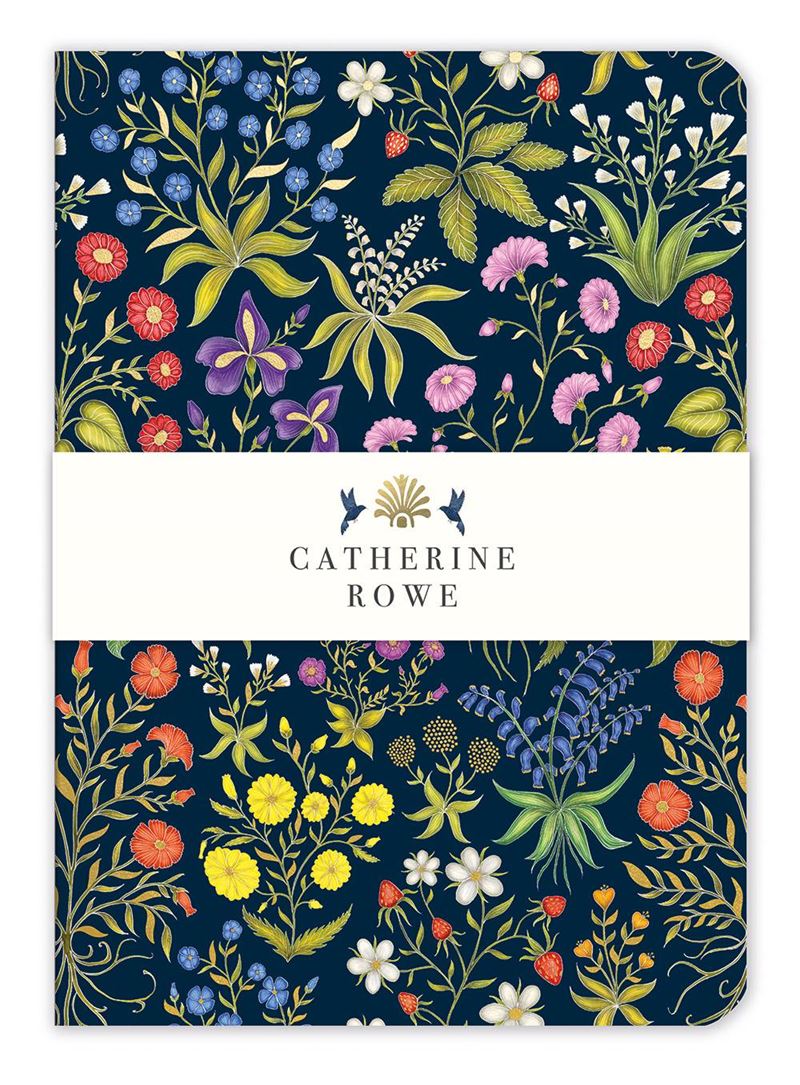 Medieval Floral A5 Lux Notebook