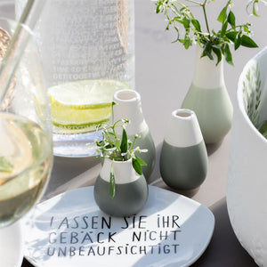 Green Mini Pastel Vases Set of 4