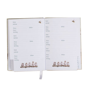 Wrendale Country Set Address Book Piggy